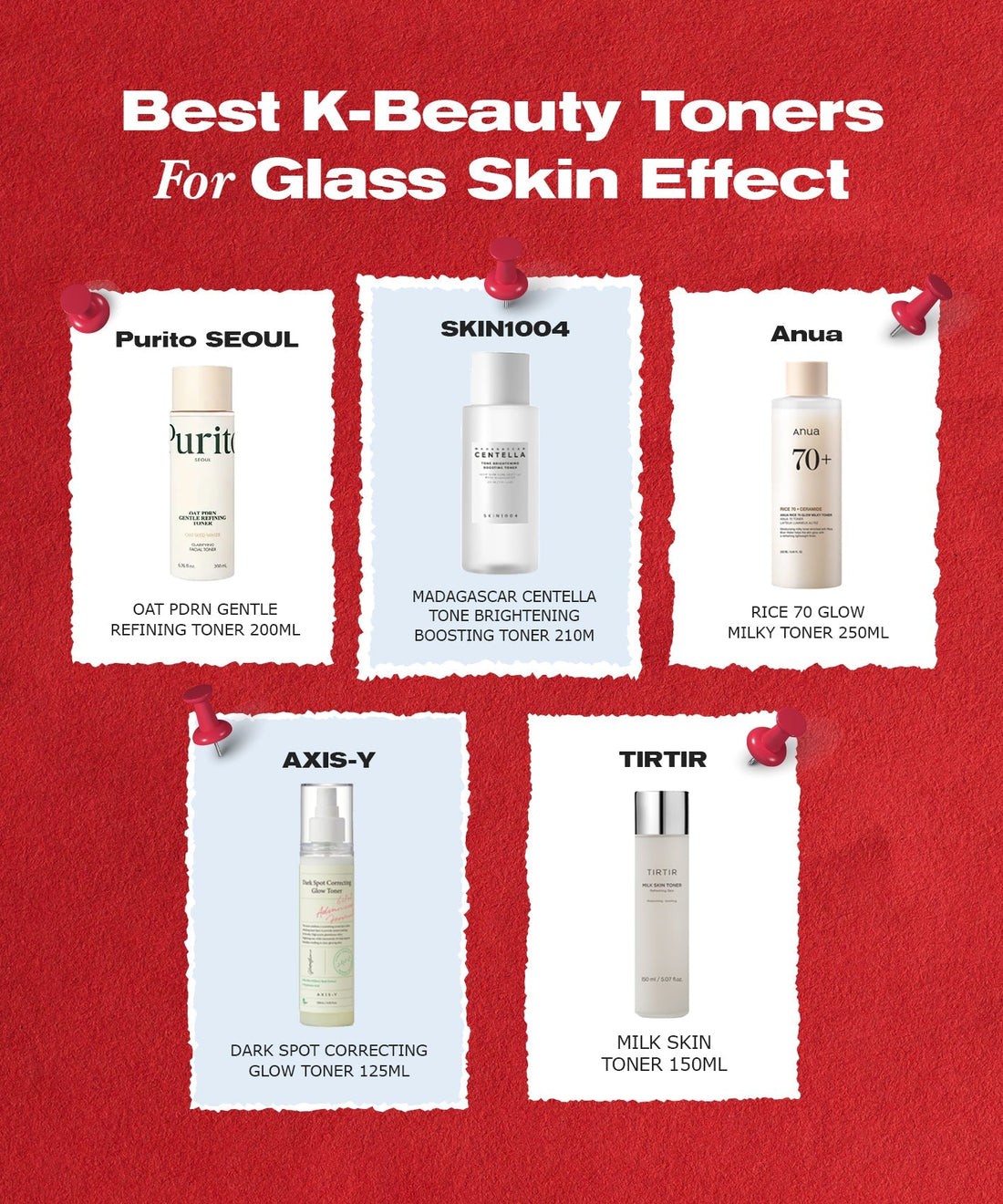 Best K-Beauty Toners for Glass Skin Effect