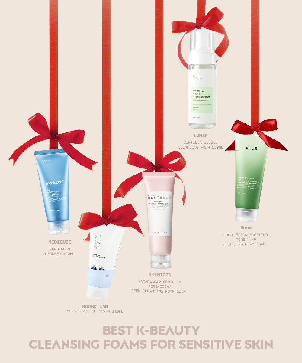 Best K-Beauty Cleansing Foams for Sensitive Skin